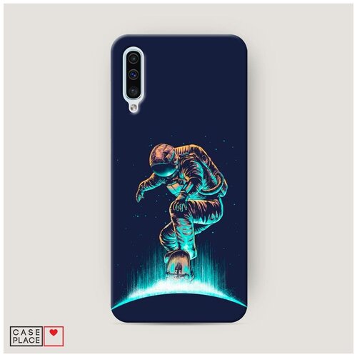 фото Чехол пластиковый samsung galaxy a50 космонавт-скейтер case place