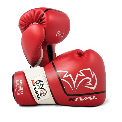 фото Боксерские перчатки rival rs2v super sparring 2.0 red (12 унций)