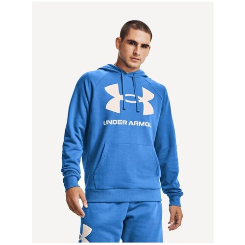 фото Худи under armour rival fleece big logo размер sm, brilliant blue - 787