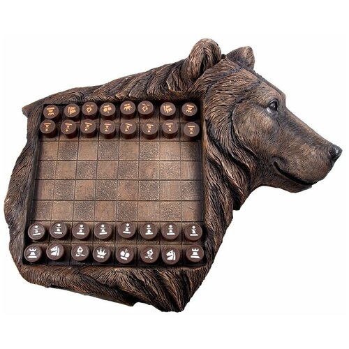 фото Игра настольная шахматы "медведь" 41*36*9 см luxury gift