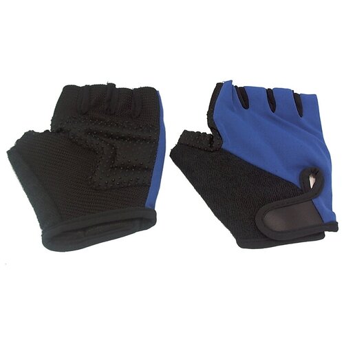 фото Велосипедные перчатки tbs h-89. материал: нейлон/ладонь с кевларовой нитью. цвет: чёрный/синий. размер: s