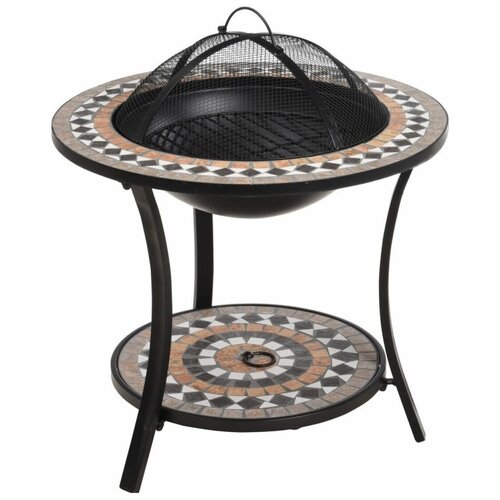 фото Koopman стол для костра с мозаикой pompeo 58*44 см x75000190