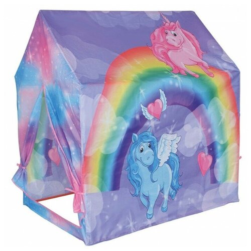 фото Детская палатка игровой домик волшебный единорог