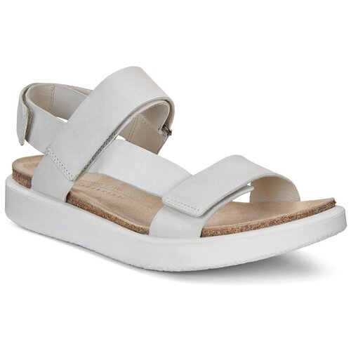 фото Сандалии ecco corksphere sandal w, белый, 36