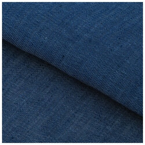 фото Ткань для пэчворка мягкая джинса синяя, 47 х 50 см qwen
