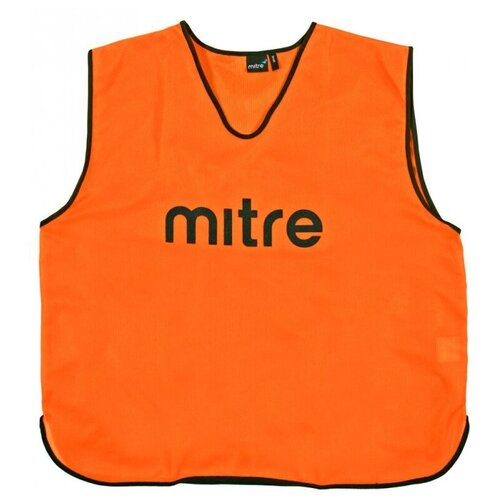 фото Манишка тренировочная mitre арт. т21503op1-sr, р. sr(объем груди 122см), полиэстер, оранжевый