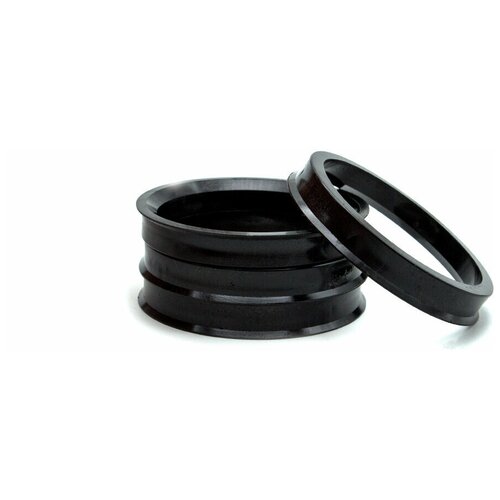 фото Кольца центровочные 106,1х67,1 black 4 шт высококачественный пластик sds exclusive
