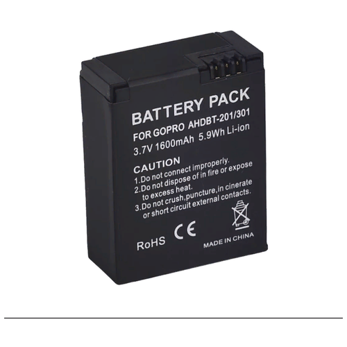 фото Аккумуляторная батарея mypads ahdbt-302 1600mah для экшн-камеры gopro hero3/ 3