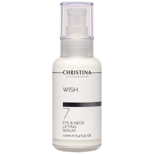 фото Сыворотка для подтяжки кожи вокруг глаз и шеи шаг 7 christina wish eye and neck lifting serum 100 мл