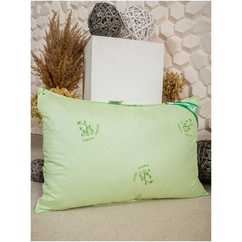 фото Подушка для сна nesaden "престиж-бамбук" 50x70см, сатин, зеленый