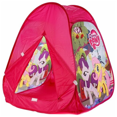 фото Палатка детская игровая my little pony в сумке 81х91х81см играем вместе