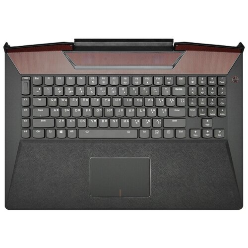 фото Клавиатура для ноутбука lenovo ideapad y900-17isk черная топ-панель