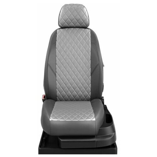 фото Чехлы на сиденья mitsubishi l-200 5 1996-2019 экокожа серый автолидер mi18-1104-ec17-r-sgr avtolider1