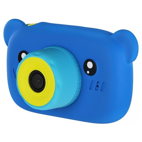 фото Детский цифровой фотоаппарат мишка синий / kids camera blue camera kids