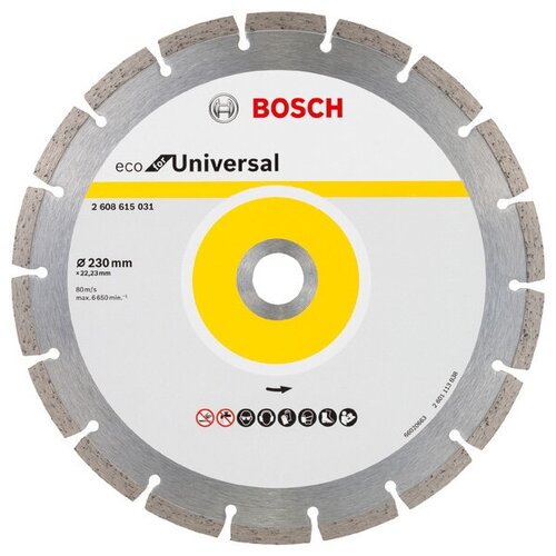 фото Диск алмазный eco universal (230х22.2 мм) bosch 2608615044