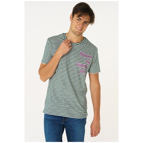 фото Футболка scotch & soda 132.18fwmm.0751147372 размер m/48, зелeный