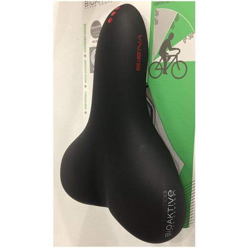 фото Седло selle san marco siena glamour rigida black/red (женское)