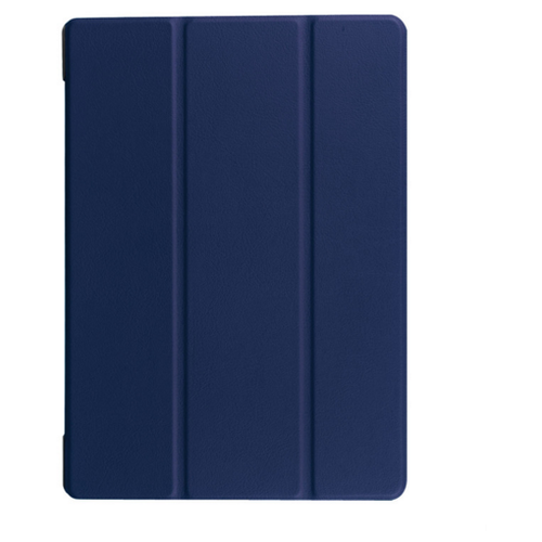 фото Чехол-обложка mypads для lenovo tab 2 a10-30 / a10-30l /tab 2 x30 тонкий умный кожаный на пластиковой основе с трансформацией в подставку синий