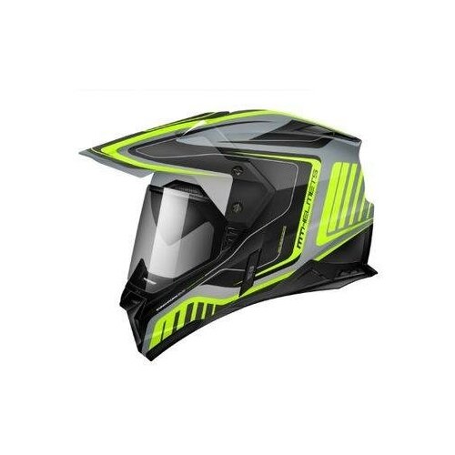 фото Шлем кроссовый mt synchrony duo sport tourer (xs, matt titanium fluor yellow) mt helmets