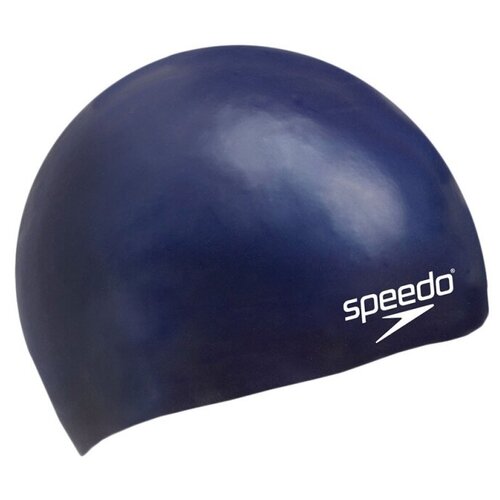 фото Шапочка для плавания детская speedo plain flat silicone cap jr , арт.8-8-709900011, синий, силикон