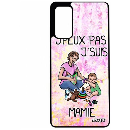 фото Чехол на смартфон galaxy s20fe, "не могу - стала бабушкой!" карикатура пародия utaupia