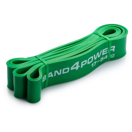 фото Петля для фитнеса band4power зеленая (17-54 кг)