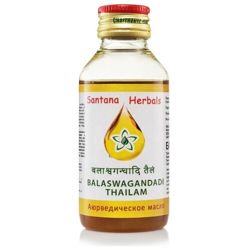 фото Масло аюрведическое баласвагандади тайлам, 100 мл santana herbals