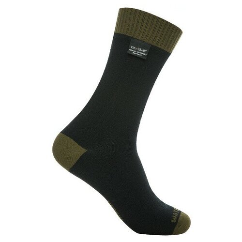 фото Мужские носки dexshell, 1 пара, классические, воздухопроницаемые, износостойкие, размер 29(43-46), зеленый