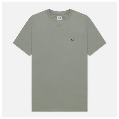 фото Мужская футболка c.p. company jersey goggle print серый , размер m
