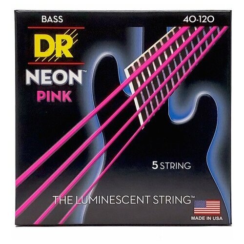 фото Dr strings npb5-40 струны для 5-струнной бас-гитары