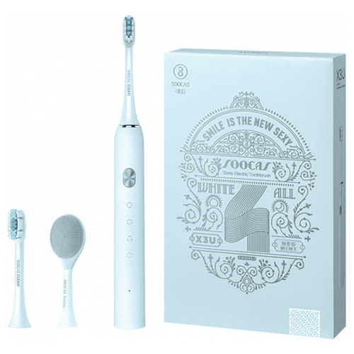 Электрическая зубная щетка Xiaomi Soocas Sonic Electric Toothbrush X3U (Green Set)