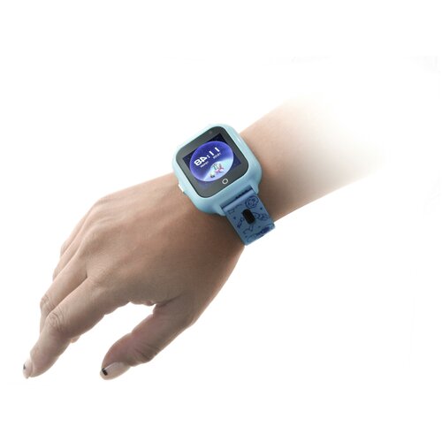 фото Trakfon - space-blue-4g - часы для девочек и мальчиков / детские умные часы smart. двухсторонняя видеосвязь со звуком в подарочной упаковке