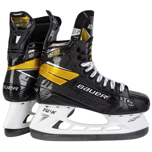 фото Хоккейные коньки bauer supreme ultrasonic sr р. 10.5 fit2, черный