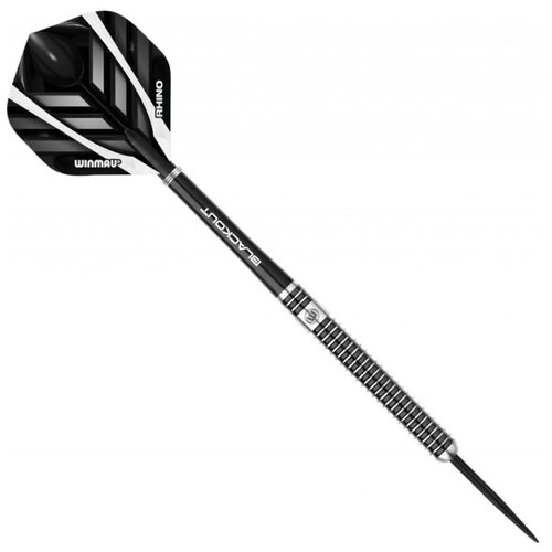 фото Дротики 24gr для дартс winmau blackout steeltip (профессиональный уровень, вольфрам 90%)