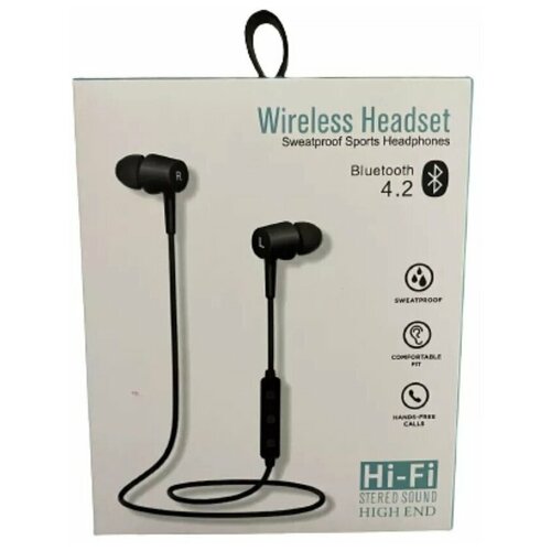 фото Беспроводные наушники wireless headset hi-fi stereo sound high end no brand