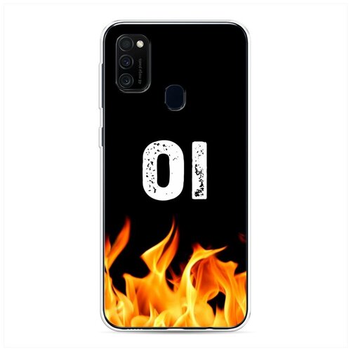 фото Силиконовый чехол "вдв флаг в небесах" на samsung galaxy m30s / самсунг гэлакси m30s case place