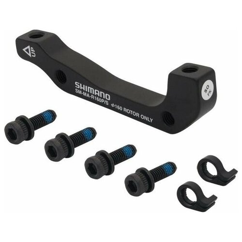 фото Адаптер дискового тормоза shimano r160p/s, болт 2 штуки, стопорное кольцо 2 штуки ismmar160psa