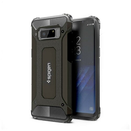 фото Противоударная накладка armor case для samsung note 8 черный opt-mobile