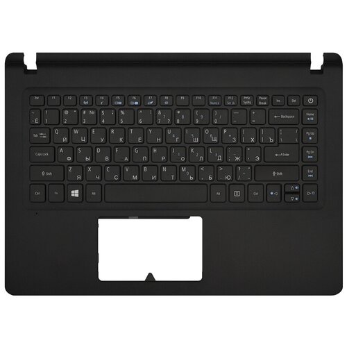 фото Клавиатура для ноутбука acer aspire es1-432 черная топ-панель