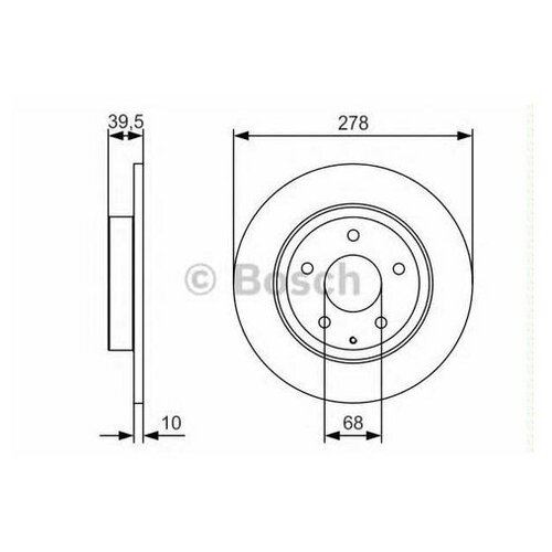 фото Диск тормозной bosch 0986479c22