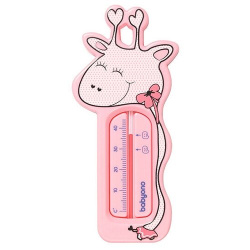 фото Термометр для купания babyono "romantic giraffe", цвет: розовый