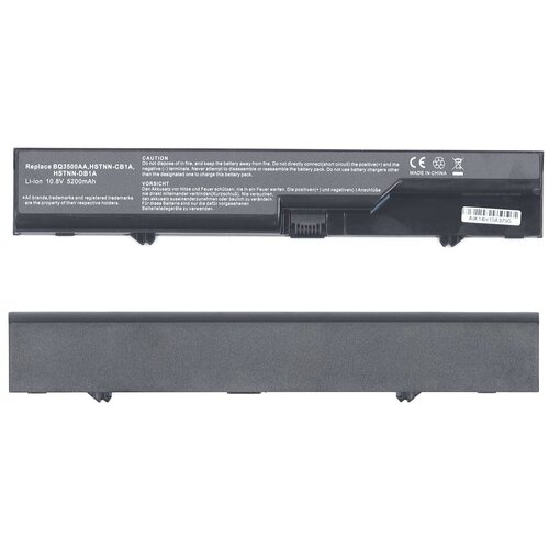 фото Аккумуляторная батарея для ноутбука hp compaq 4320s 4420s (hstnn-i85c-4) 5200mah oem черная китай