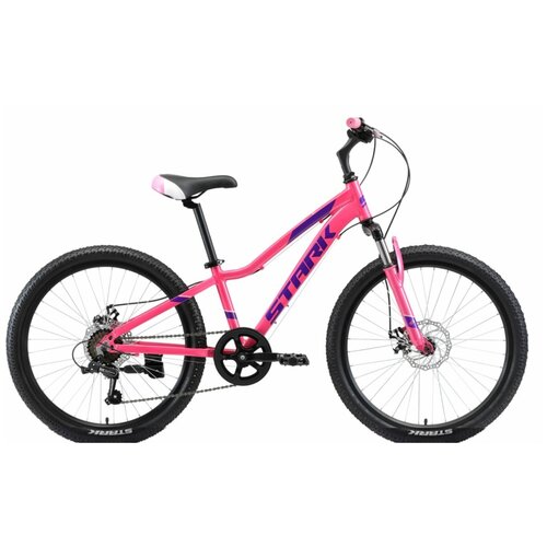 фото Подростковый велосипед stark bliss 24.1 d (2021)(розовый-фиолетовый-белый)