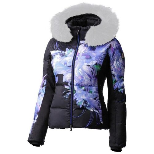 фото Куртка descente, размер 34, фиолетовый, черный