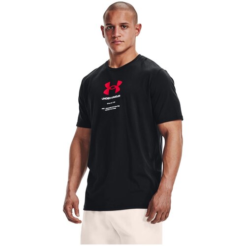 фото Футболка under armour engineered symbol ss tee черный sm 1366443-001