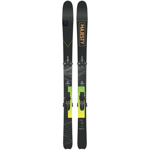 фото Горные лыжи majesty 2021-22 super tour black/fluo green (см:172)