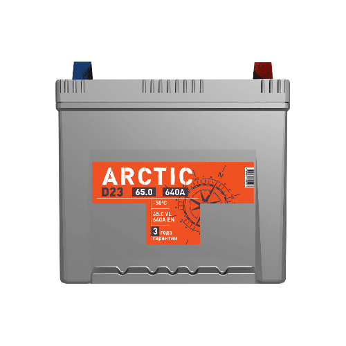 фото Аккумулятор arctic asia 65 а.ч 630 а (обратная полярность) titan