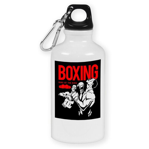 фото Бутылка с карабином coolpodarok "boxing (бокс)"
