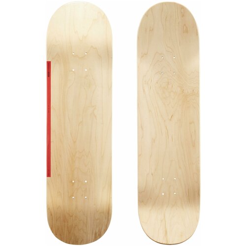 фото Дека для скейтборда размер 8,5 деревянная красная deck 100" oxelo х decathlon no size