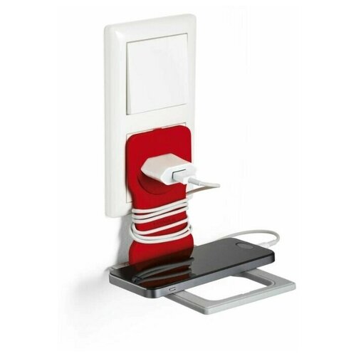 фото Держатель - подставка для зарядки телефона durable varicolor® phone holder, красный